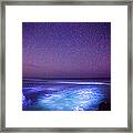 Stars And Ocean, Australia Framed Print