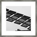 Starway To... In Black And White Framed Print