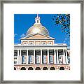 State Capitol, Boston, Massacushetts Framed Print