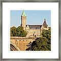State Savings Bank, Luxembourg City Framed Print