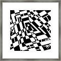 Static Formations Maze Framed Print