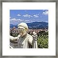 Statue At San Miniato Al Monte Framed Print