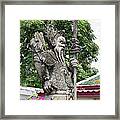 Statue At Wat Phra Kaew Framed Print