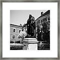 Statue Of Francis Bacon In Front Of Grays Inn Hall London England Uk Framed Print