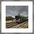 Steam Train In Surrey Framed Print