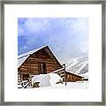 Steamboat Springs Barn And Ski Area Framed Print