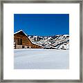 Steamboat Springs Barn Framed Print