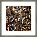 Steampunk - Clock - Time Machine Framed Print