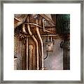 Steampunk - Plumbing - Industrial Abstract Framed Print