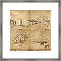 Steampunk Zepplin Framed Print