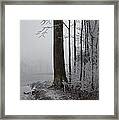 Steep And Frost Framed Print