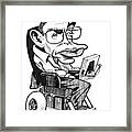 Stephen Hawking Framed Print