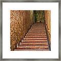 Steps And Staircase Framed Print