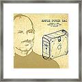 Steve Jobs Power Mac Patent - Vintage Framed Print