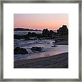 Stewart's Cove At Sunset Framed Print