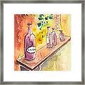 Still Life In Chianti In Italy Framed Print