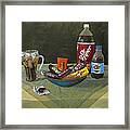 Still Life With Candy Framed Print