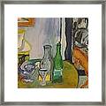 Still Life  With Lamps Framed Print