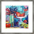Still Life With Pears Framed Print