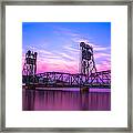 Stillwater Lift Bridge Framed Print