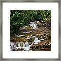 Stockbridge Falls Framed Print