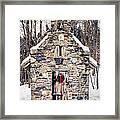 Stone Chapel In The Woods Trapp Family Lodge Stowe Vermont Framed Print