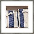 Storage Baskets Framed Print