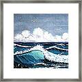 Storm At Sea Framed Print