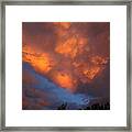 Storm At Sunset Framed Print