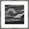 Storm Barn Framed Print