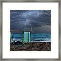 Storm Chairs Framed Print