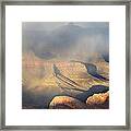 Storm Over The Grand Canyon Framed Print