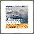 Storms Brewing Framed Print