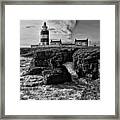 Stormy Day At Hook Head Lighthouse Framed Print