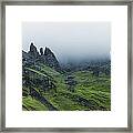 Storr In The Clouds Framed Print