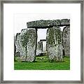 Straight Through Framed Print