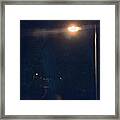 Streetlights. Framed Print