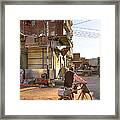 Streets Of Everyday Egypt Framed Print