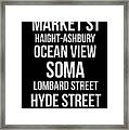 Streets Of San Francisco 2 Framed Print