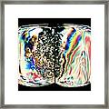 Stress Patterns In Heat-exposed Fireman's Goggles Framed Print