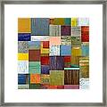 Strips And Pieces Vl Framed Print