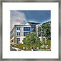 Students On Campus Framed Print
