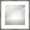 Studio Wall Textured With Lights Framed Print