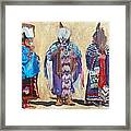 Study For The Three Sentinels Framed Print