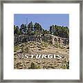 Sturgis Sign Framed Print