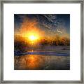 Sub Zero Sunrise Framed Print