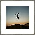 Suicide No Hander Framed Print