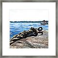 Summer At The Lake Framed Print