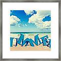 Summer Beach Framed Print