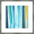 Summer Surf- Abstract Painting Framed Print
